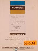 Hobart-Hobart 100 110 Series, Cyber Tig, Welder Programming Electrical and Parts Manual-100 Series-110 Series-03